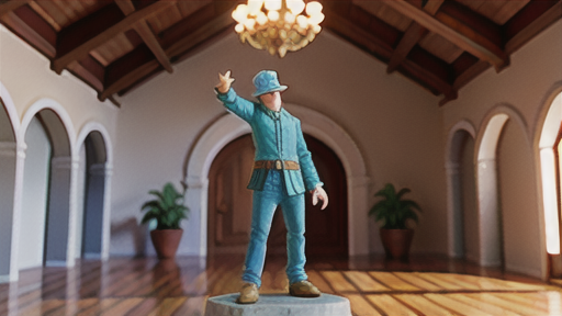 建立者の彫刻内容