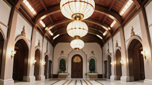 興の飾り付けと装飾