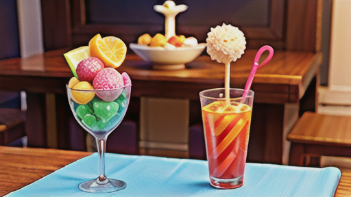 花祭りで振舞われる甘茶とお菓子